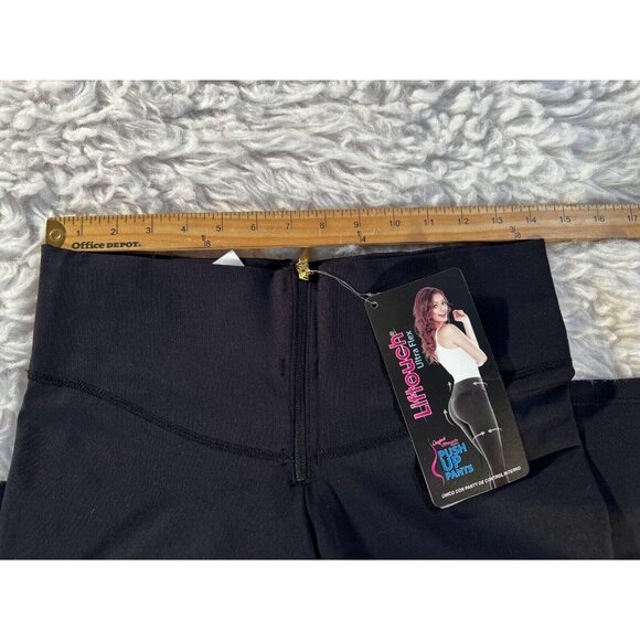 Cysm Push Up Pants Womens XL Black Stretch Front Zip High Rise Pull on Lifetouch - Picture 7 of 11